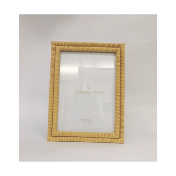 P/foto resina effetto rattan MIS.16X20,5 LUCE 13X18CM