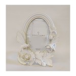 P/foto resina bianco con dettagli dorati MIS.16X21 LUCE 10X15CM