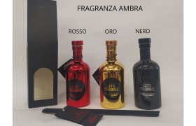 Diffusore per ambienti 100ML compreso di bastoncini e box.H 13,5CM