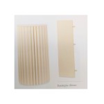 Cilindro carta pieghevole avorio con vassoio. DIAM 45 H80CM