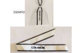 Collarino tessuto con amore MIS.2,5X35CM