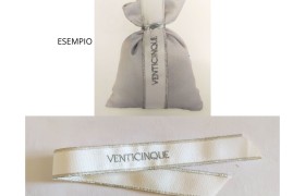 Collarino tessuto venticinque MIS.2,5X35CM