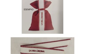 Collarino tessuto la mia cresima MIS.2,5X35CM