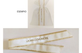 Collarino tessuto la mia comunione MIS.2,5X35CM