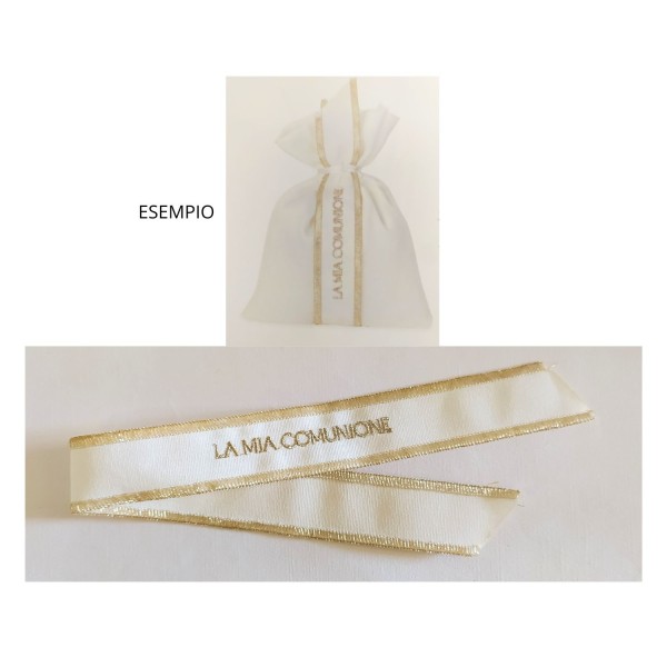 Collarino tessuto la mia comunione MIS.2,5X35CM
