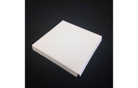 Fondo rialzato fibra bianca CM12X12