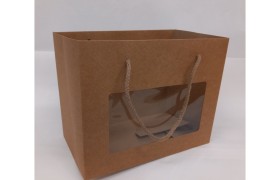 Shop avana con finestra. MIS 24X14H 19,5CM