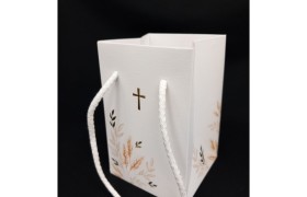Shop bianca decoro croce e spighe. MIS9X9 H14CM