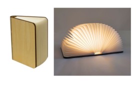 Lampada libro con luce led.MIS.21,5X17X2,5CM
