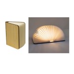Lampada libro con luce led.MIS.21,5X17X2,5CM