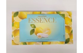 Mandorla pelata ricoperta da cioccolato bianco aromatizzato con olio essenziale di limone e da un sottile strato di zucchero.KG1