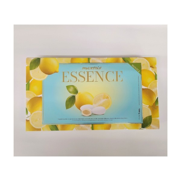 Mandorla pelata ricoperta da cioccolato bianco aromatizzato con olio essenziale di limone e da un sottile strato di zucchero.KG1