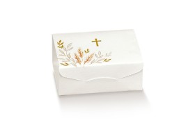 Scatola cartoncino con decoro.MIS.7X7 H3CM
