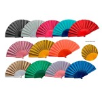Ventagli tessuto GLITTER e manico plastica DIAM.42CM