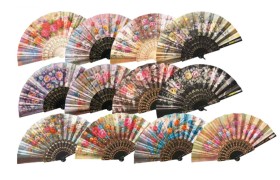 Ventagli in plastica stampati.DIAM43CM