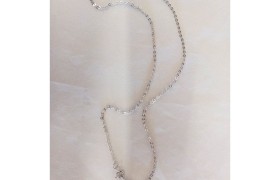 Catenina girocollo metallo.CM44 MADE IN ITALY