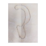 Catenina girocollo metallo.CM44 MADE IN ITALY