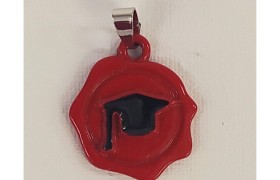 Ciondolo metallo laccato.CM1