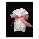 Sacchetto tessuto colore bianco. CM 15x17