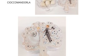 Scatola plexi forma albero. CM 6,5x6,5 H 3 MADE IN ITALY
