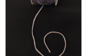 Nastro "Coda di topo"colore lilla MM. 3 MT 100