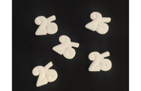 Set 36 gesso forma numero 25. CM 2,3