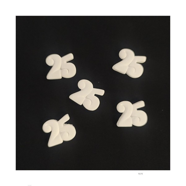 Set 36 gesso forma numero 25. CM 2,3