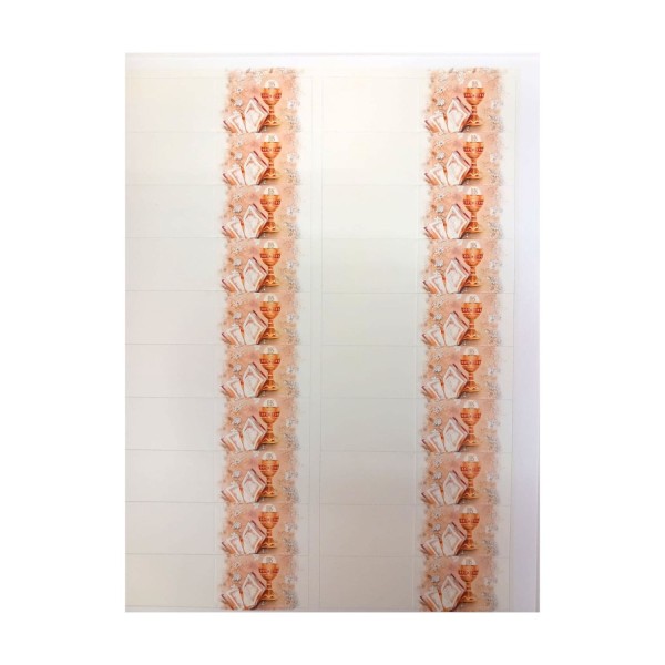 SET 100PZ bigliettini per bomboniere Comunione.