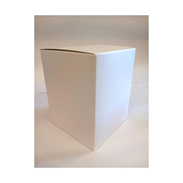 Scatola cartoncino astuccio fibra bianco CM 12x12 H 15