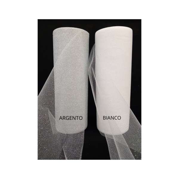Tulle a rotolo glitter CM25 MT50