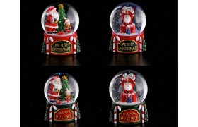 Sfera natalizia con luce led ASS.4 DIAM.7 H9CM