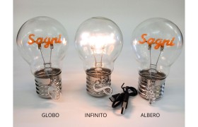 Lampadina con scritta sogni ciondolo ricoperto in argento finitura lucida ,cavo USB H12CM