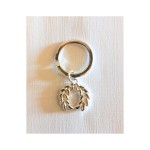 P/chiavi ricoperto argento finitura lucida MIS 2,5X2,5     H5,5CM MADE IN ITALY