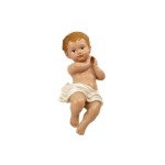 Gesù bambino resina. CM 5.5 H 12.5
