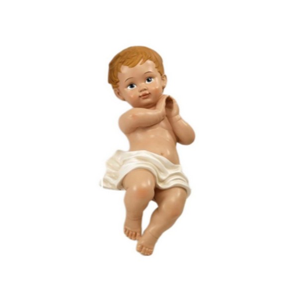 Gesù bambino resina. CM 12.5 H 32