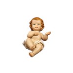 Gesù Bambino in resina H 12 L 5