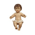 Gesù Bambino in resina (steso) H 34