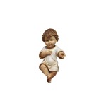 Gesù Bambino vestito in resina (steso) H 21