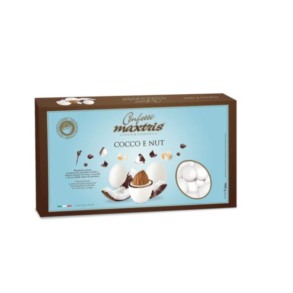 Confetti cioccomandorla, gusto cocco nut KG 1