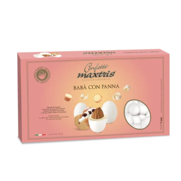 Confetti cioccomandorla, gusto babà con panna KG 1