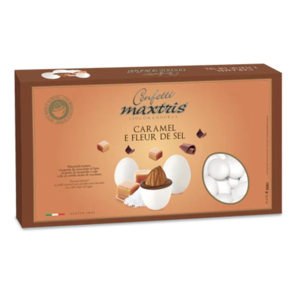 Confetti cioccomandorla, gusto caramel e fleur de sel KG 1