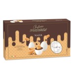 Cialdina di wafer ricoperta di cioccolato e confettato. KG 1