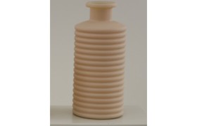 Vaso righe tortora MIS.9,5X9,5 H21,3CM