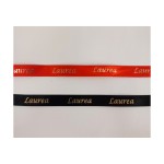 Nastro doppio raso con scritta laurea oro. MM 10 MT 25