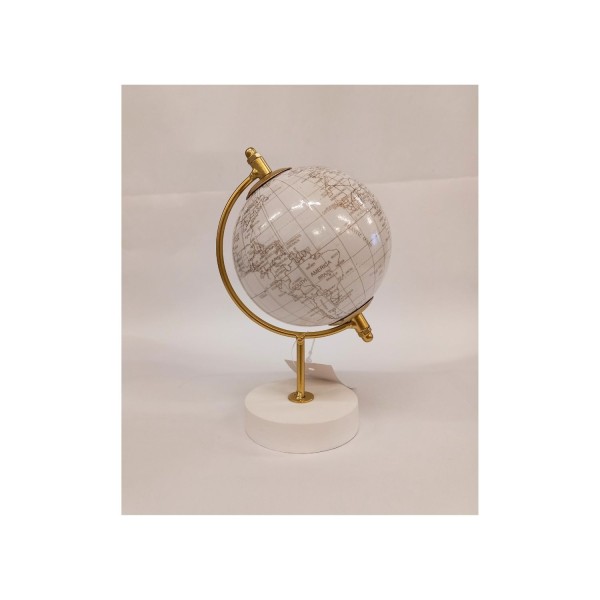 Globo su base legno DIAM.9H15CM