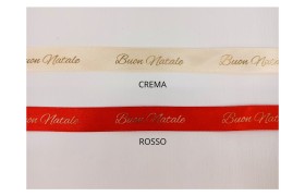 Nastro raso Buon Natale MM15 MT25