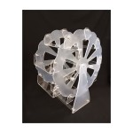 Giostra plexi trasparente 9 sezioni DIAM.42 H50CM