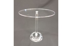 Tavolo expo plexi DIAM.30 H28CM