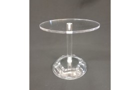 Tavolo expo plexi DIAM.20 H19CM