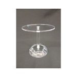 Tavolo expo plexi DIAM.20 H19CM